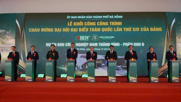 Đà Nẵng: Khởi công Khu Công nghiệp Nam Thăng Bình 3.373 tỷ đồng